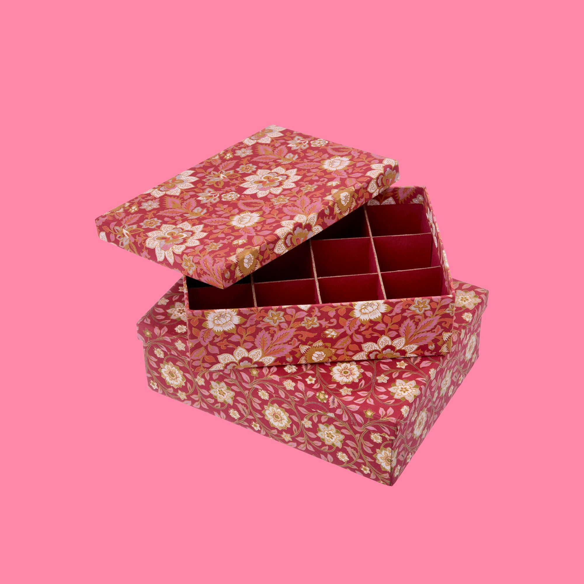 Bungalow set van 2 bewaardozen voor kerstballen