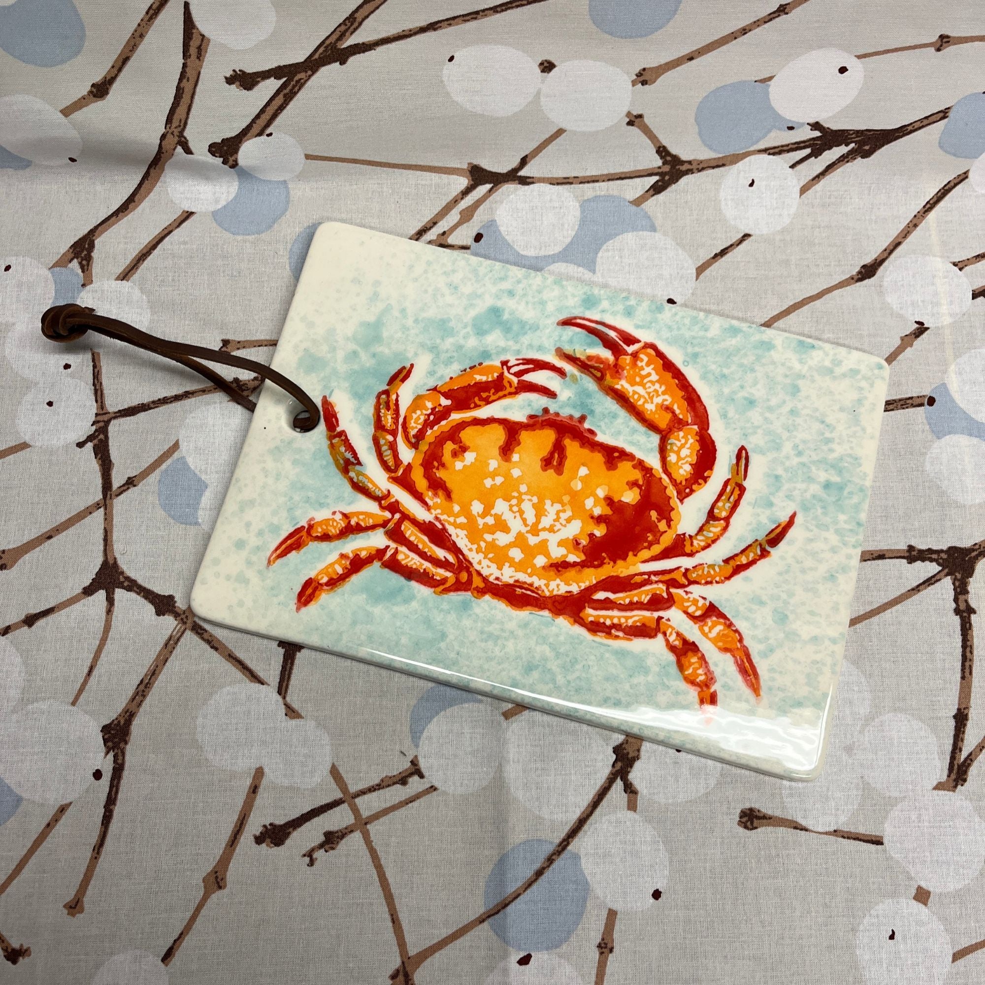 Duro Ceramics krab serveerplankje 25,5 x 18 cm