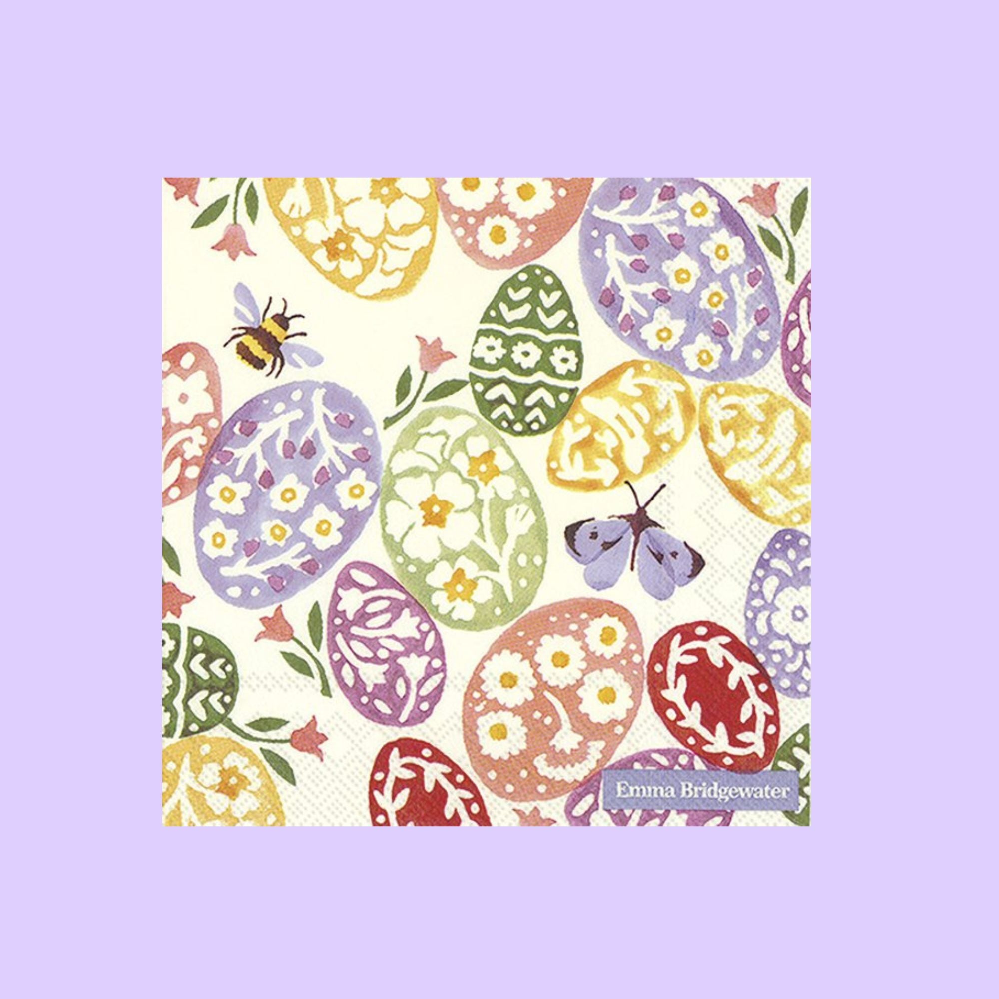 Ihr Emma Bridgewater Easter Eggs papieren servetten 33 x 33 cm pakje 20 stuks