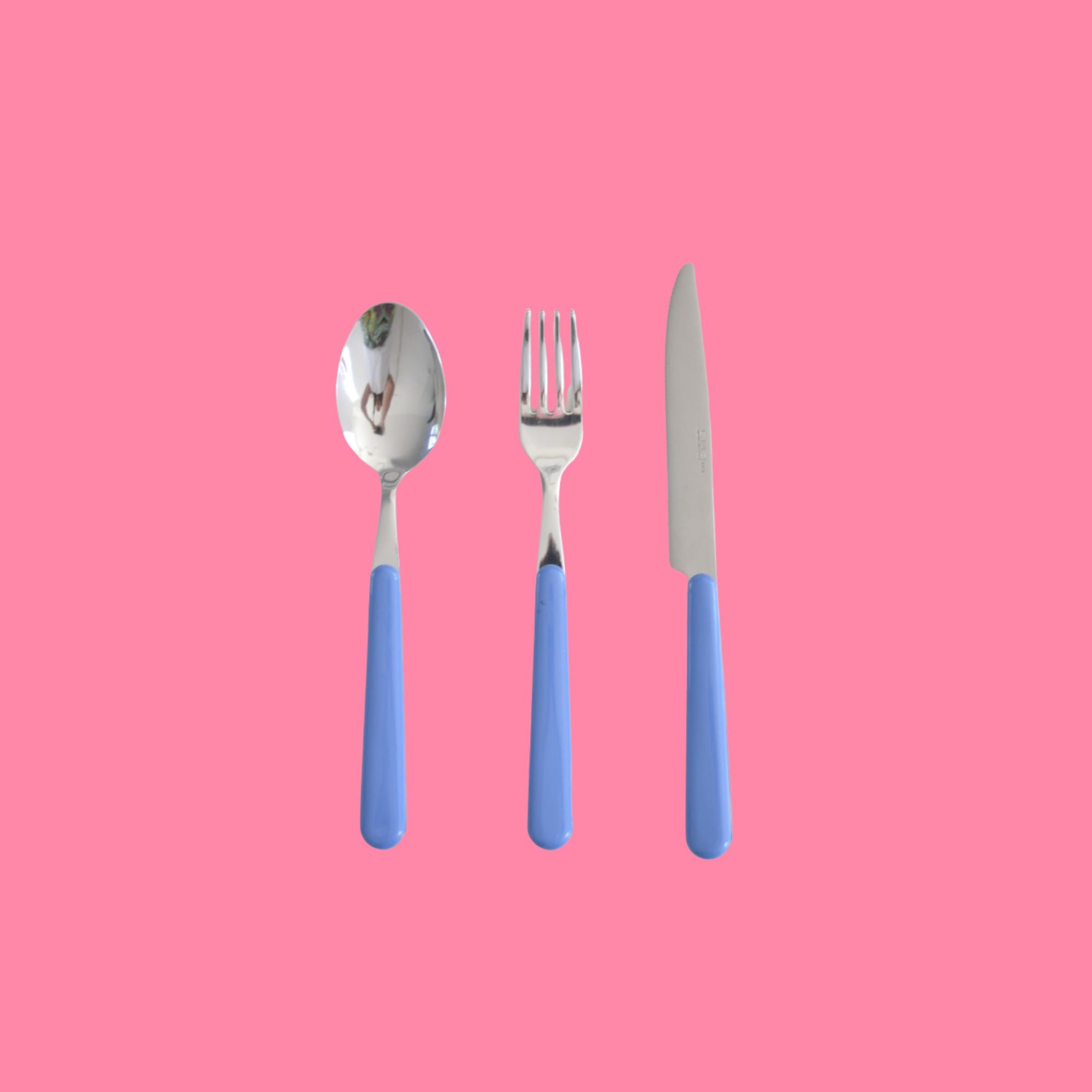 Brio lavendel ontbijtbestek set 18-delig (kleurcode 4)