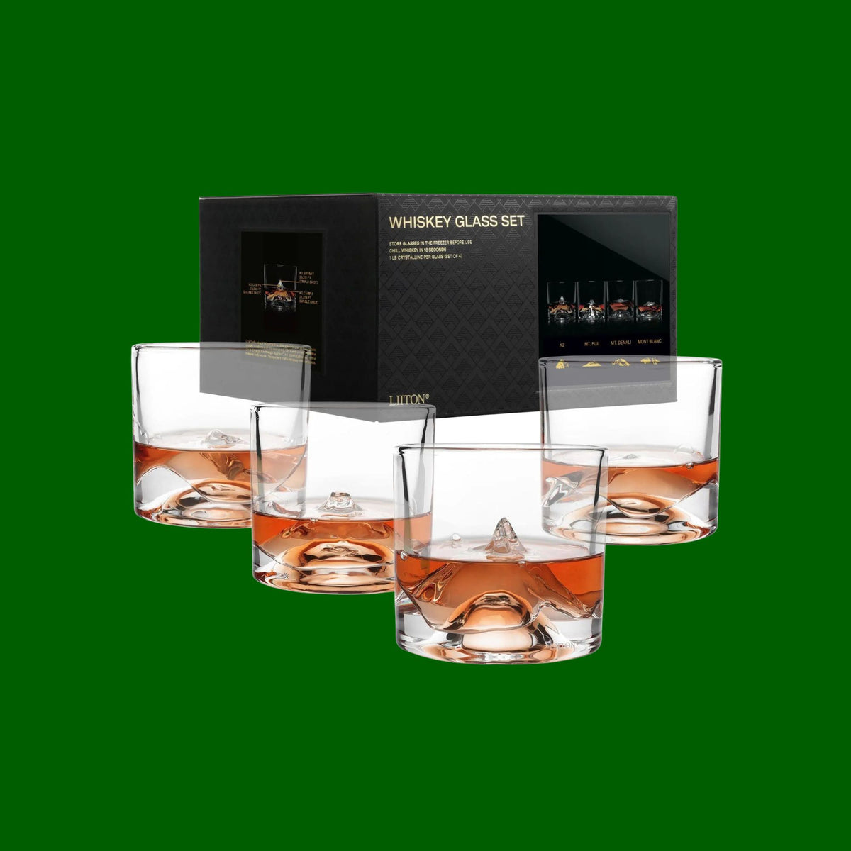 Liiton 'perfect chill' whiskeyglazen Mixed Peaks | 270 ml