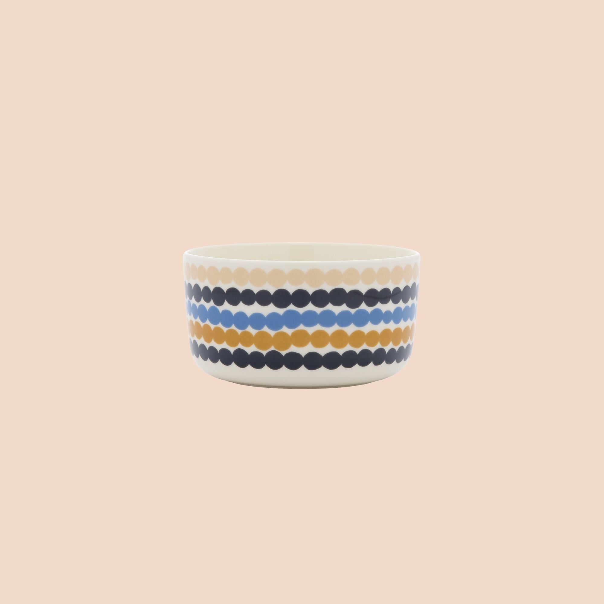 Marimekko Siirtolapuutarha schaaltje blauw-beige-wit | 5 dl