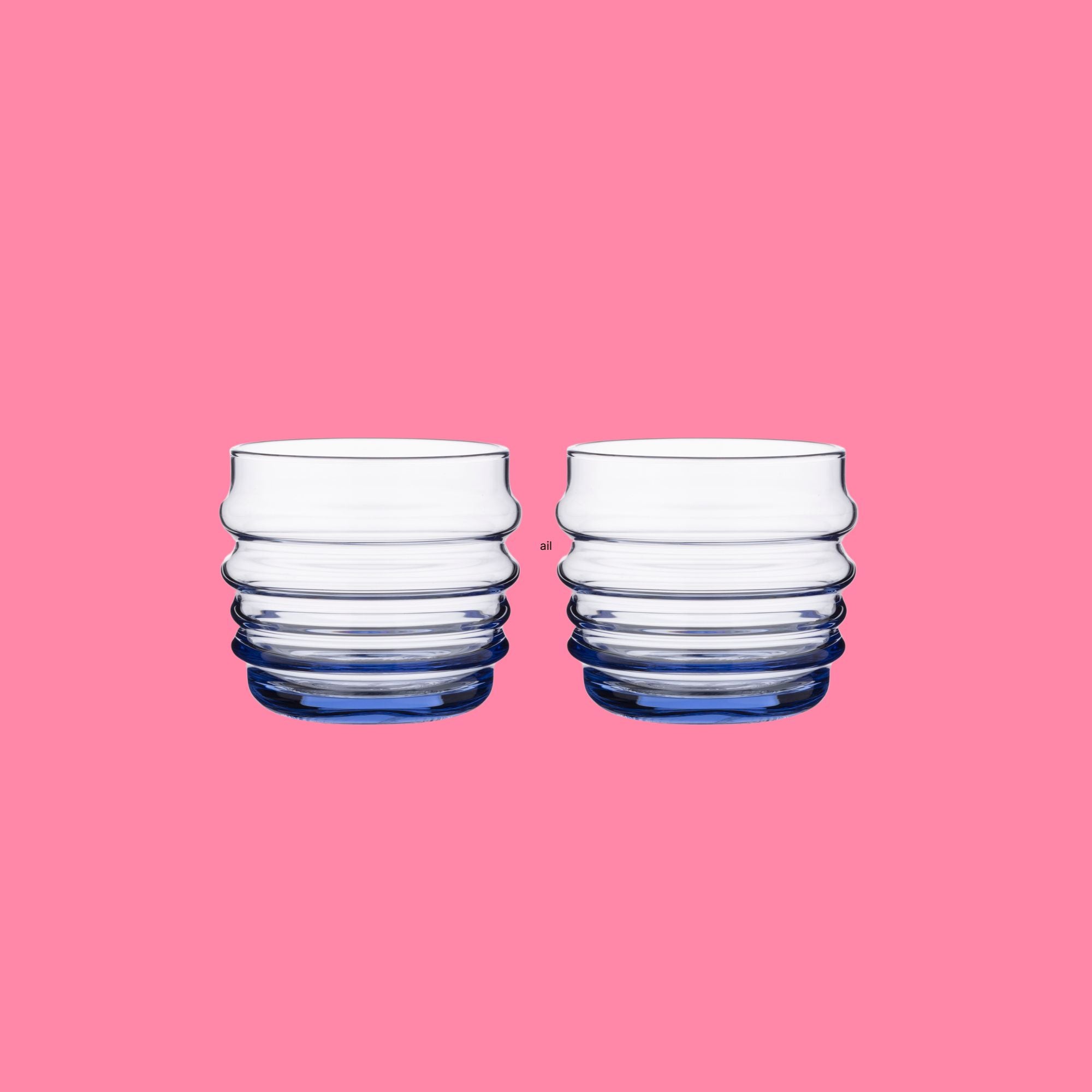 Marimekko Sukat Makkaralla set van 2 blauwe glazen | 2 dl