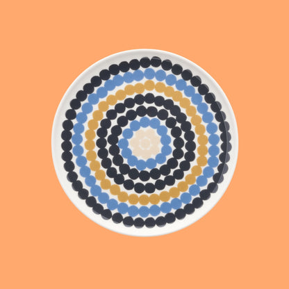 Marimekko ontbijtbord Siirtolapuutarha blauw of roze  | Ø 20 cm