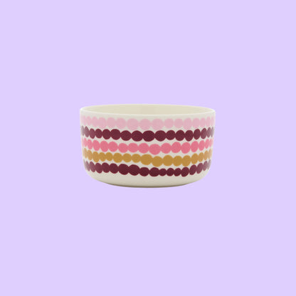 Marimekko Siirtolapuutarha bowl blue-beige-white | 5 dl