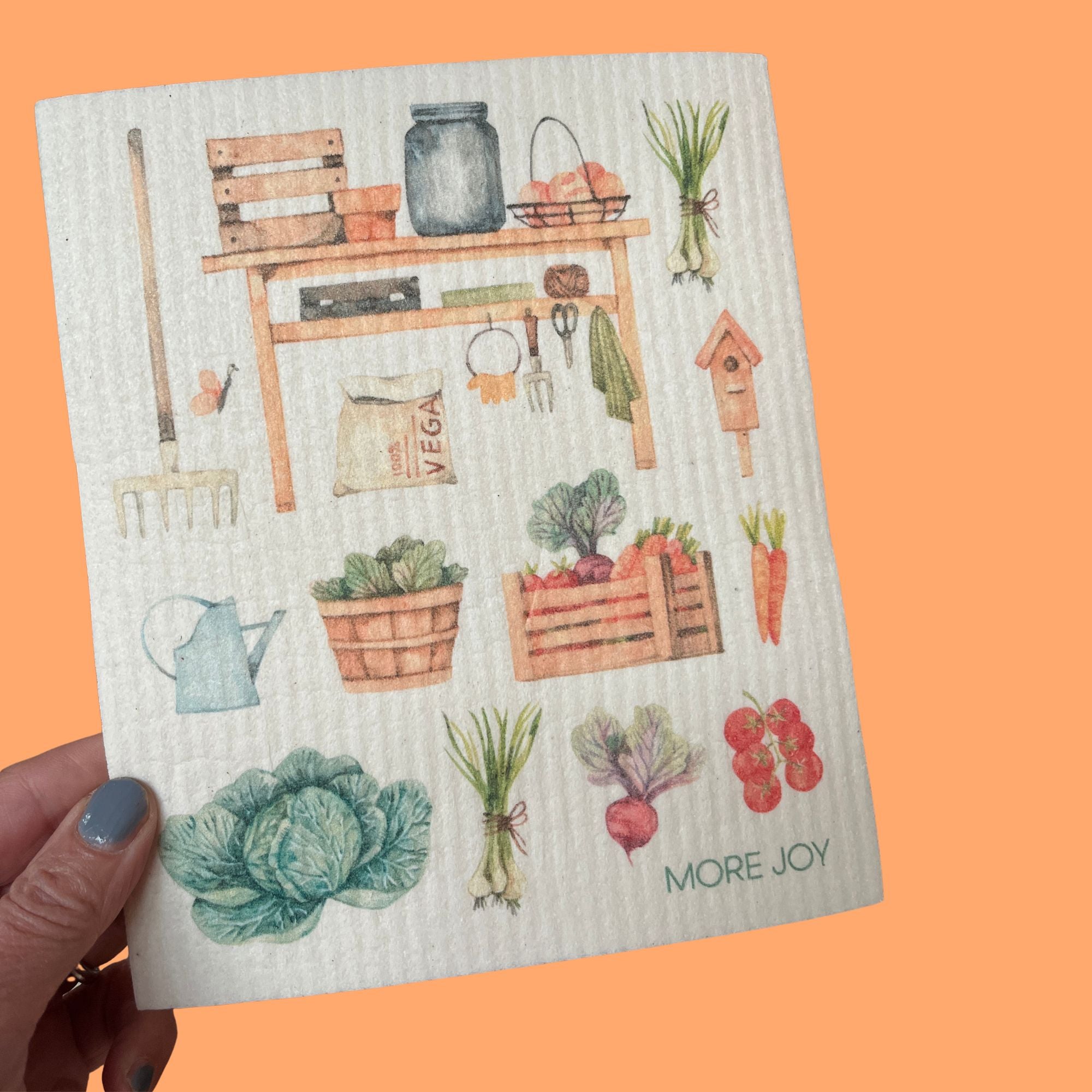 Vaatdoekje voor de tuin-fan 100% biologisch afbreekbaar, More Joy Home