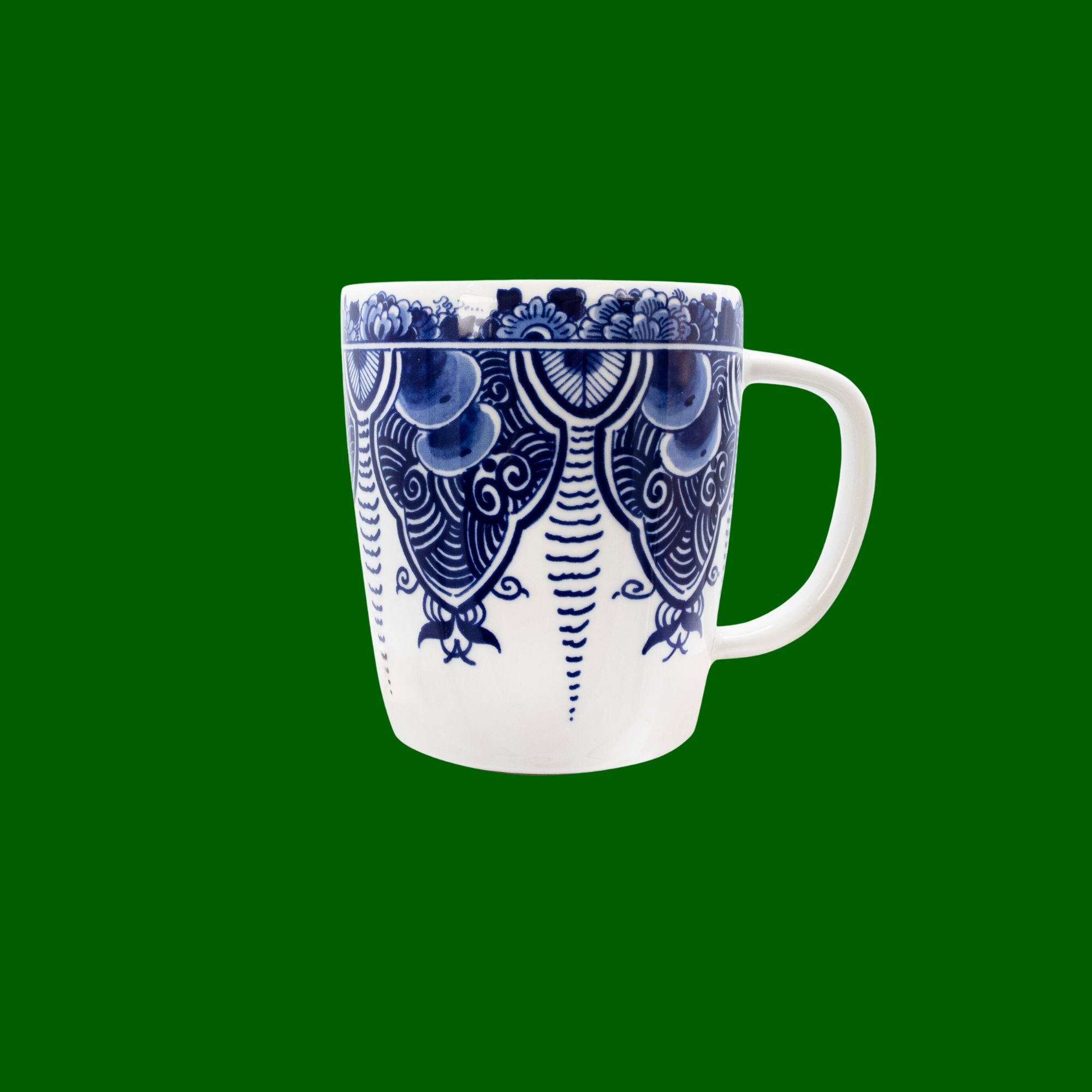 Bekervaas deco, Blue Master Mok no 4. | Kleuroptafel