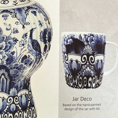 Dekselpot deco, Blue Master Mok no 3. | Kleuroptafel