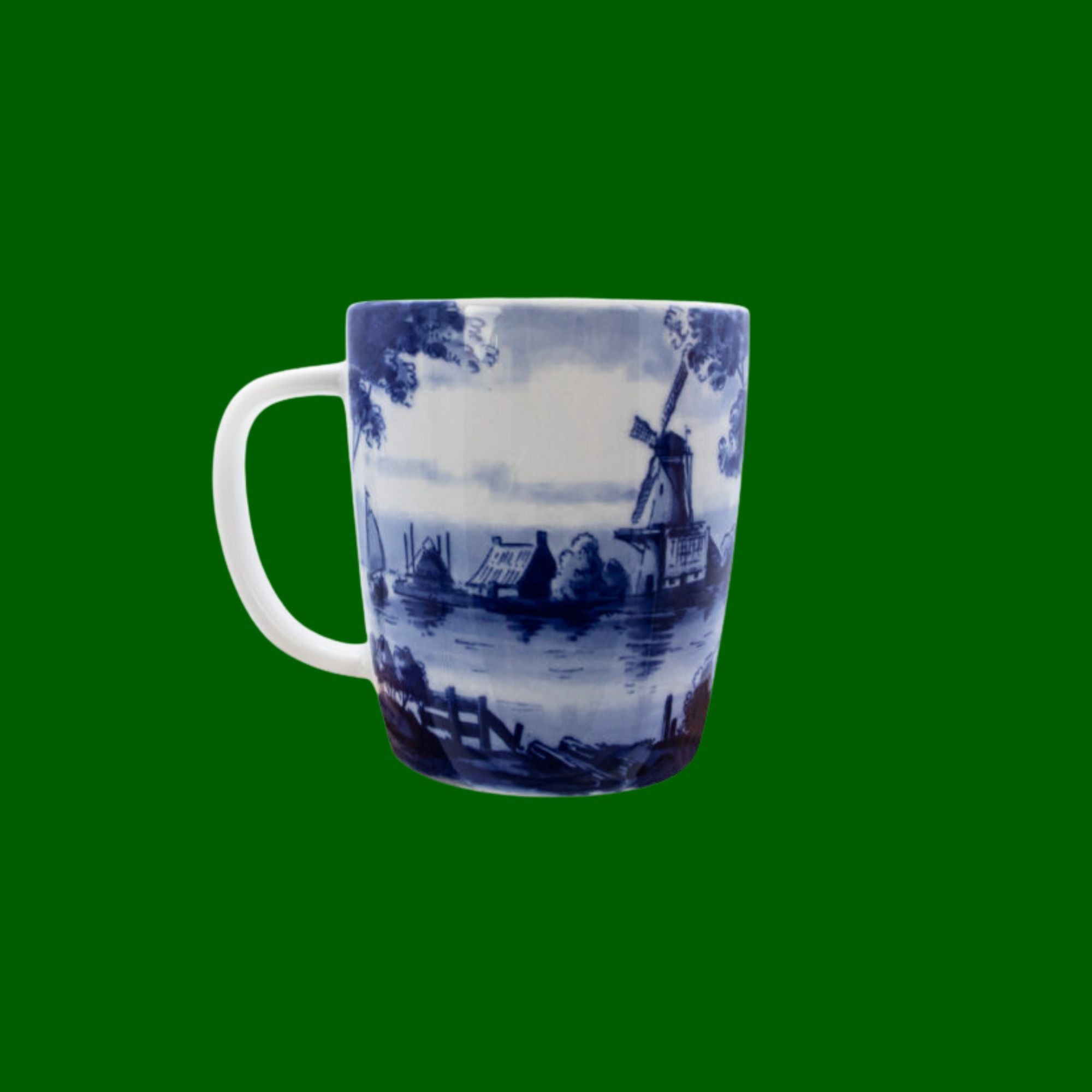 Nederlands landschap, Blue Master Mok no 2. | Kleuroptafel