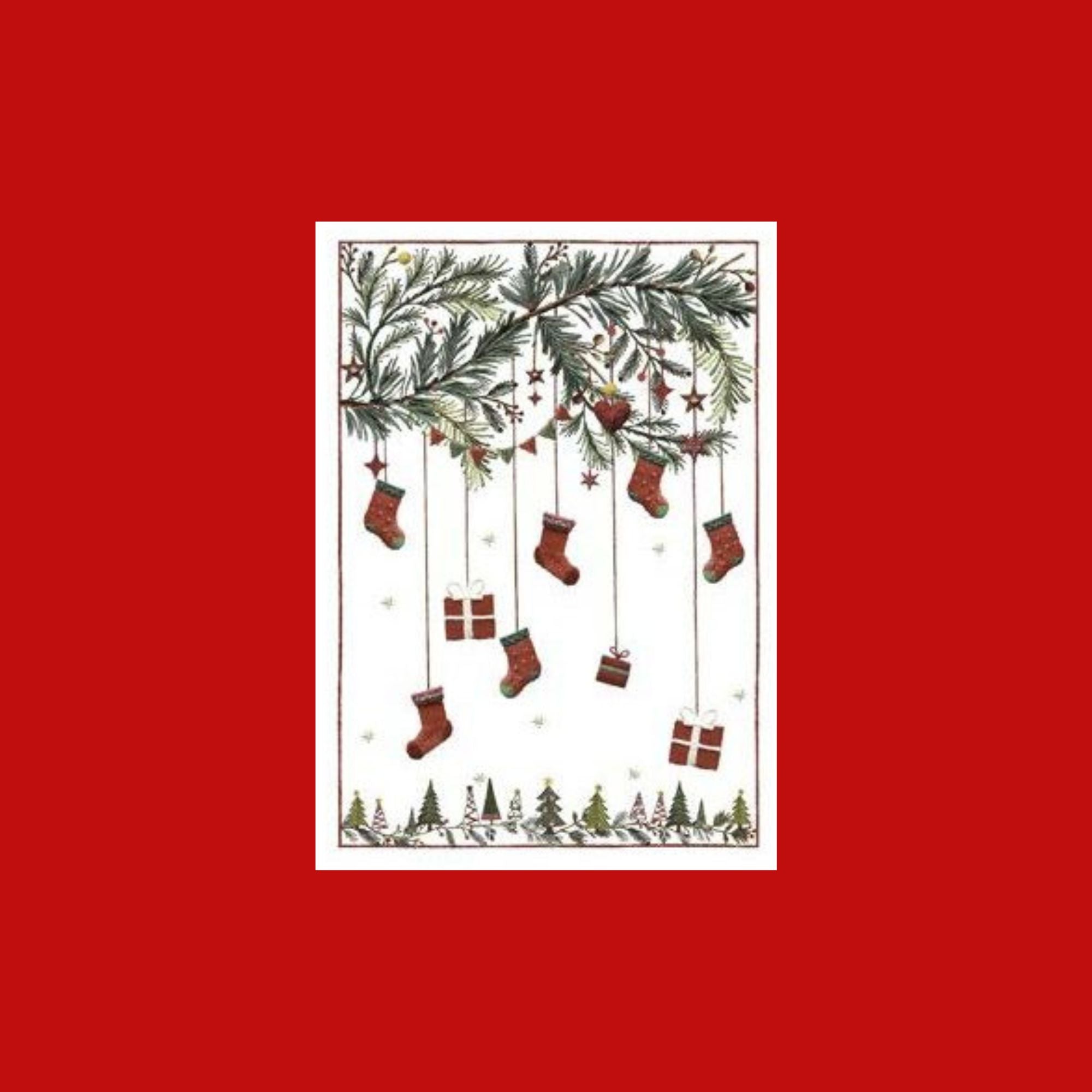 Linnen theedoek Rudy Claza, sokken en pakjes Tessitura Toscana Telerie | 50 x 70 cm