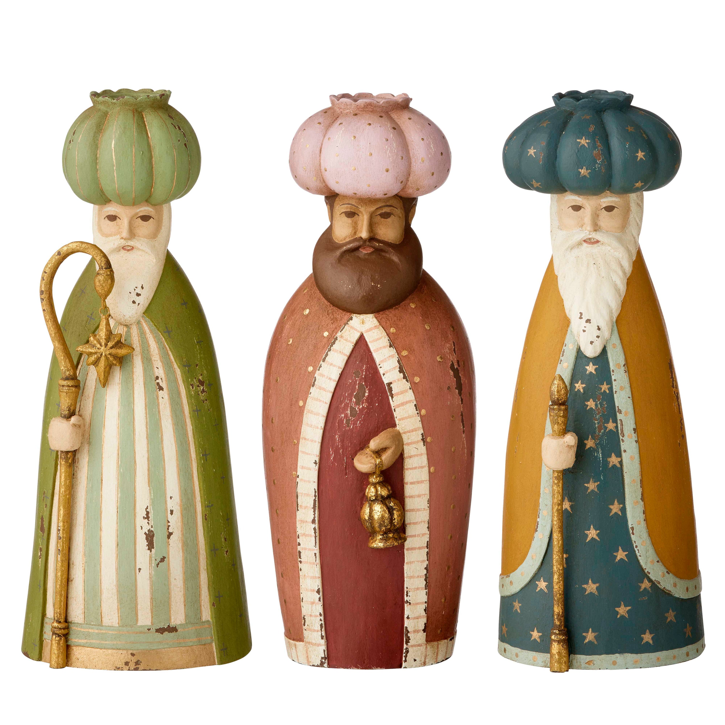 Bungalow KERST Drie Wijzen uit het Oosten / Drie Koningen kandelaars (klassiek)