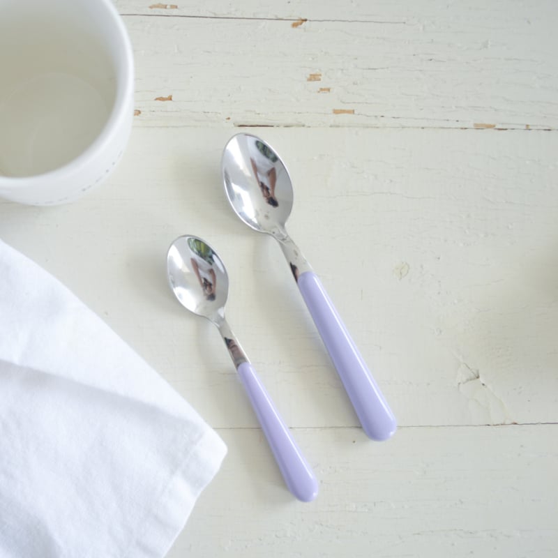 Brio lila, ontbijtlepel | 18 cm