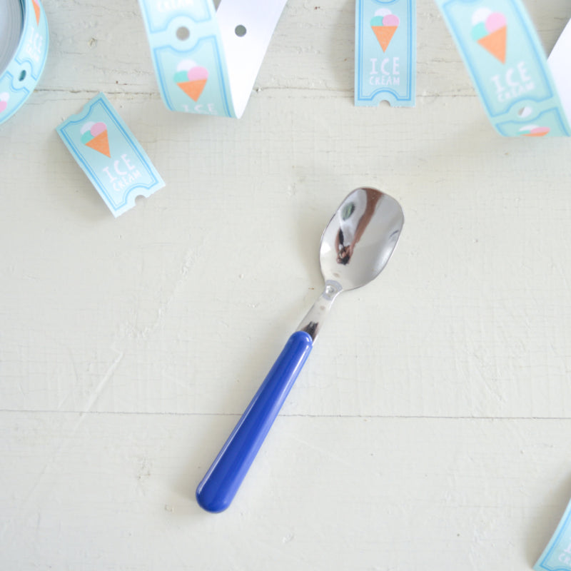 Brio blauw, ijslepeltje | 14 cm