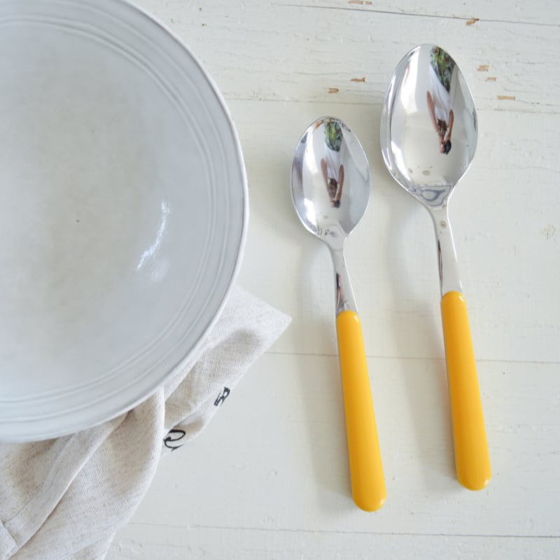 Brio donkergeel, dinerlepel | 19,5 cm | Kleuroptafel