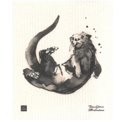 Design vaatdoek Otter, ontwerp van Teemu Järvi