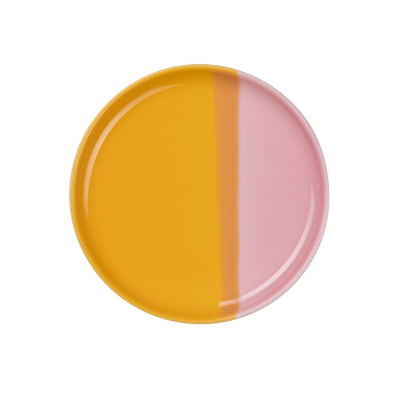 ASA Joy ontbijtbord passion fruit smoothy geel / roze | Ø 22 cm