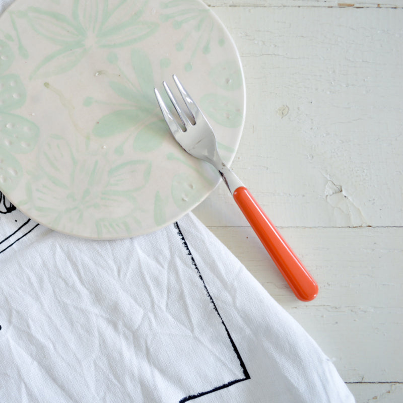 Brio koraal, taartvorkje | 15 cm