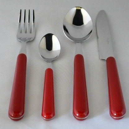 Brio rood, 24-delige bestekset (kleurcode 11)