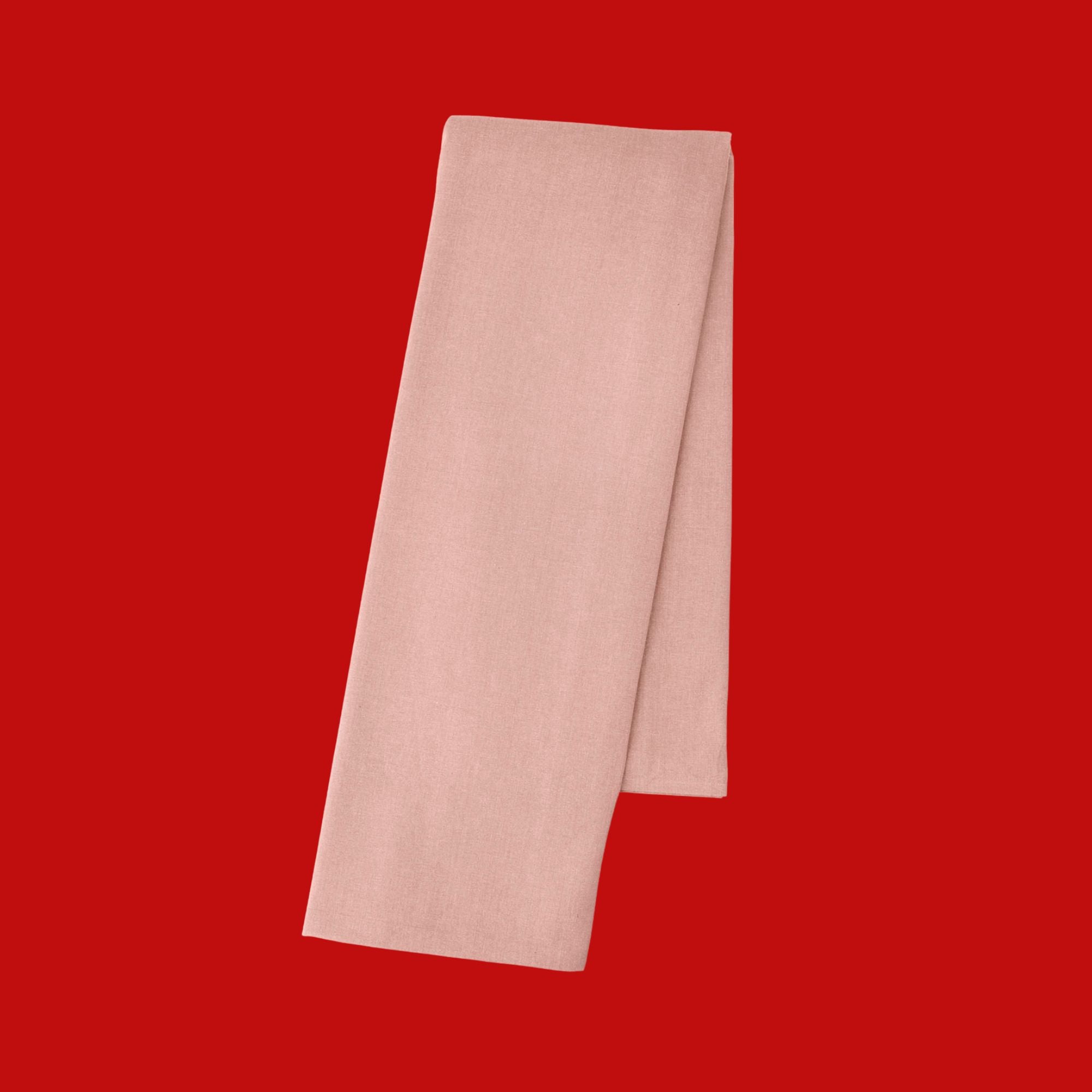 Roze tafelkleed Milan Rose van Bungalow, katoen | 1.60 x 3,50 m