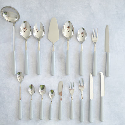 Brio lichtgrijs, mokkalepeltje | 12,5 cm