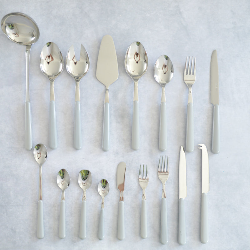 Brio lichtgrijs, mokkalepeltje | 12,5 cm