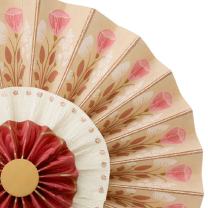 Bungalow papieren rozet Salon Cerise 30 cm