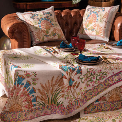 Linnen tafelloper Papyro | 45 x 170