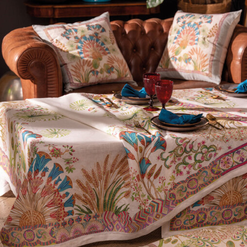 Linnen tafelloper Papyro | 45 x 170