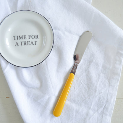 Brio donkergeel, botermesje | 16 cm | Kleuroptafel