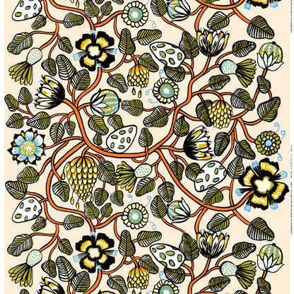 Marimekko afneembaar tafelkleed Tiara met acrylcoating | per eenheid van 50 cm