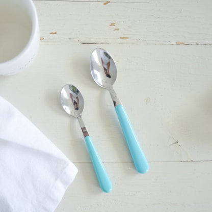 Brio turquoise coffee spoon | 14 cm (color code 68)