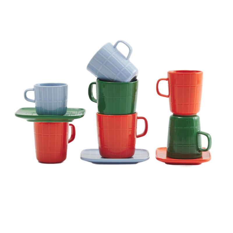 Marimekko Oiva Tiiliskivi groene mok 2,5 dl