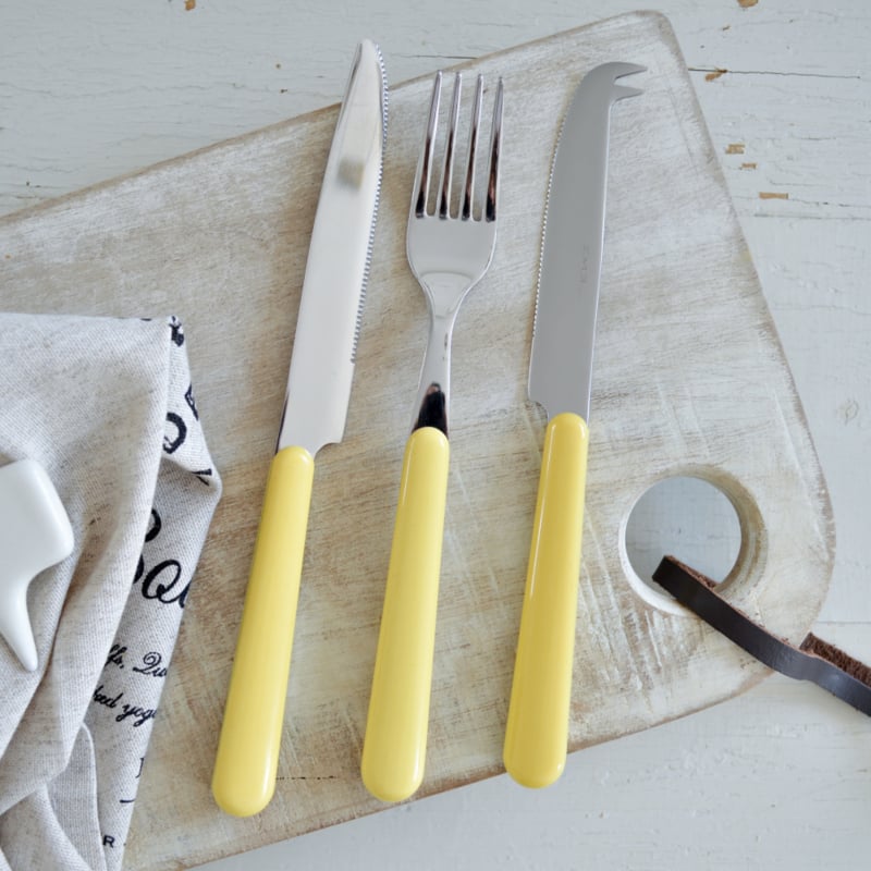 Brio lichtgeel, dinervork | 19,5 cm