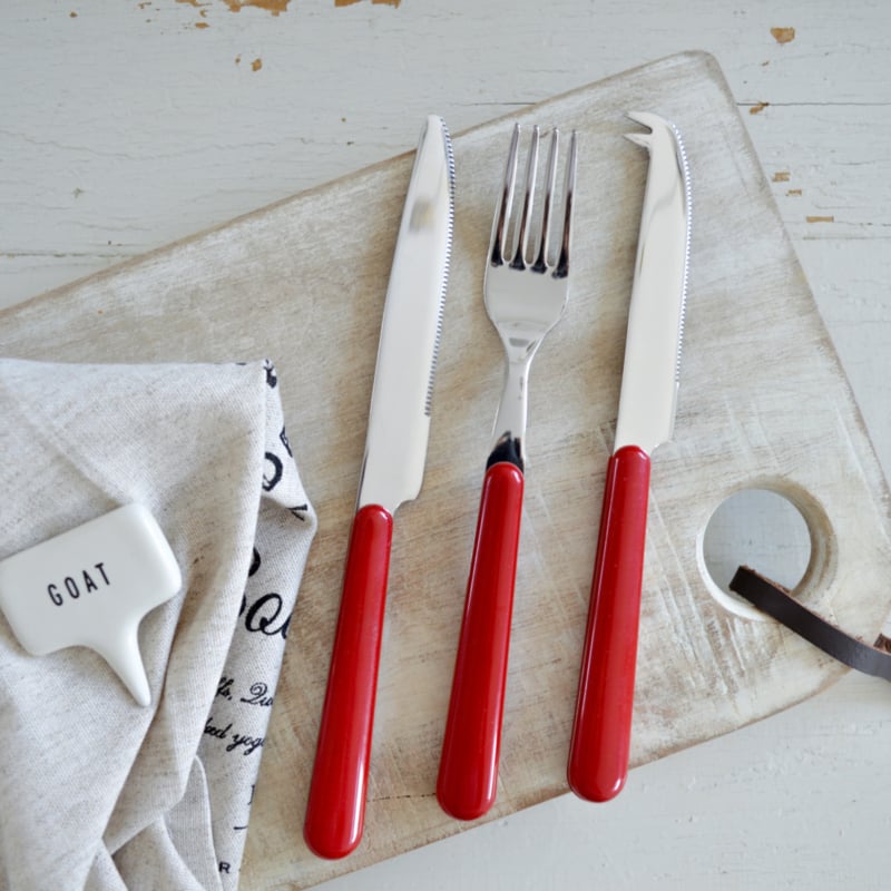 Brio rood, dinervork |19,5 cm