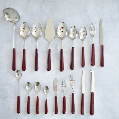 Brio bordeaux, mokkalepeltje | 12,5 cm