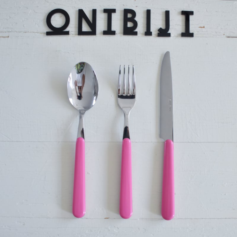 Brio fuchsia, ontbijtmes | 20 cm (Laatste stuks, uit de collectie)