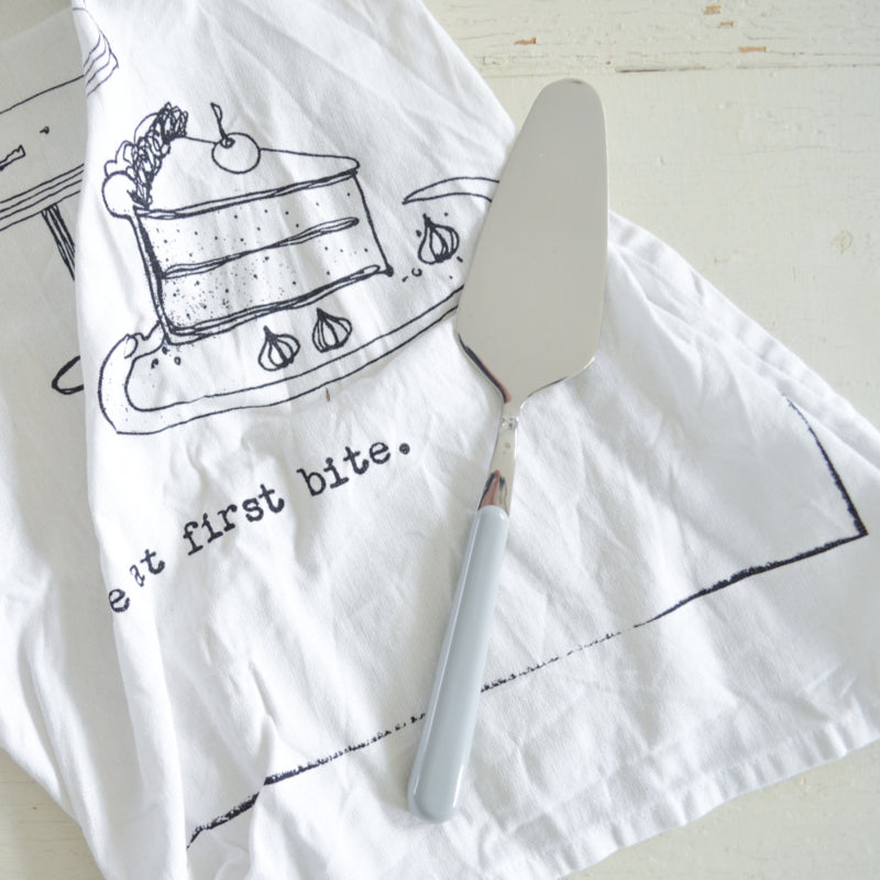 Brio lichtgrijs, taartschep | 24 cm