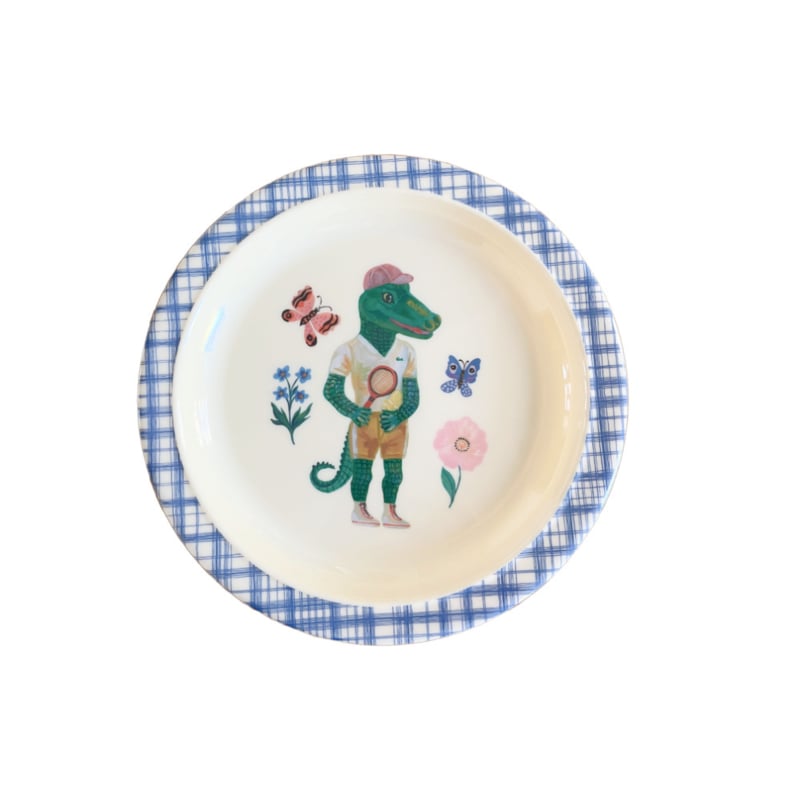 Rice * Nathalie Lété melamine ontbijtbordje krokodil | 14 cm