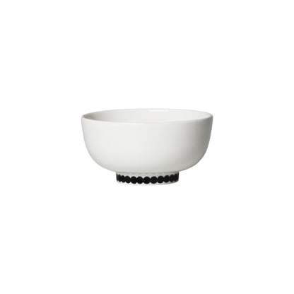 Marimekko Oiva Räsymatto bowl 3 dl white with black dots