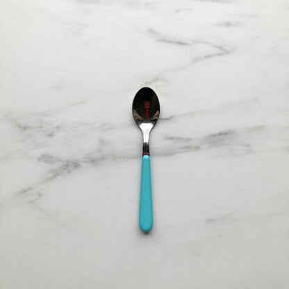 Brio turquoise, mokkalepeltje | 12,5 cm