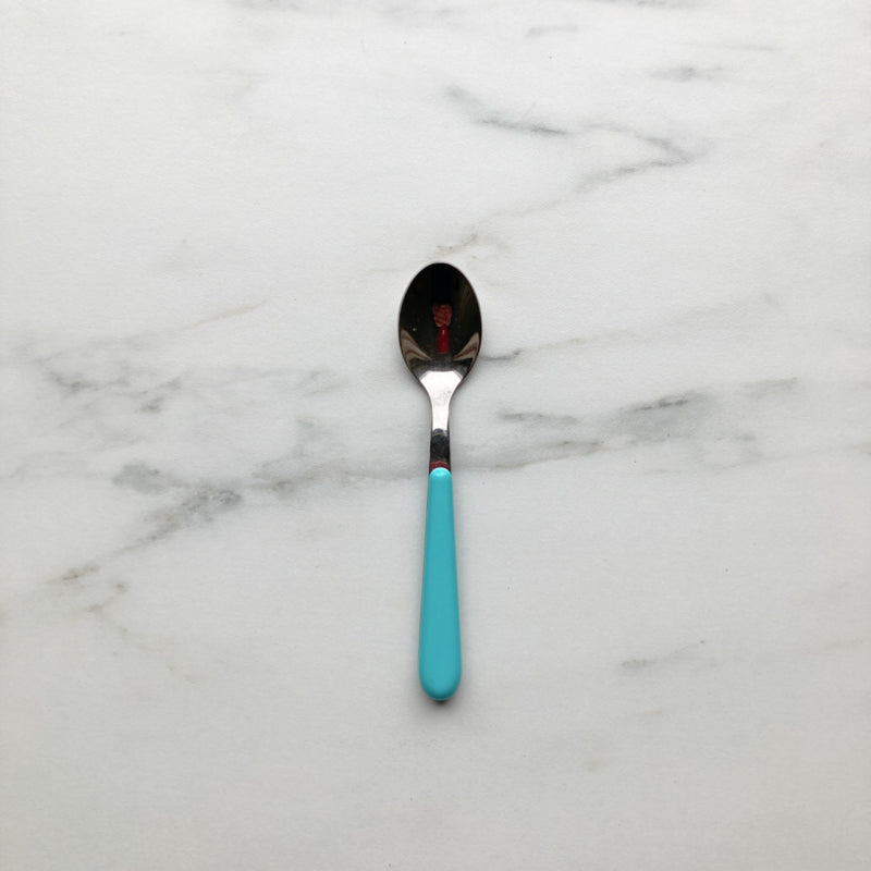 Brio turquoise, mokkalepeltje | 12,5 cm