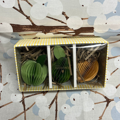 Bungalow honeycomb appel, citroen en peer