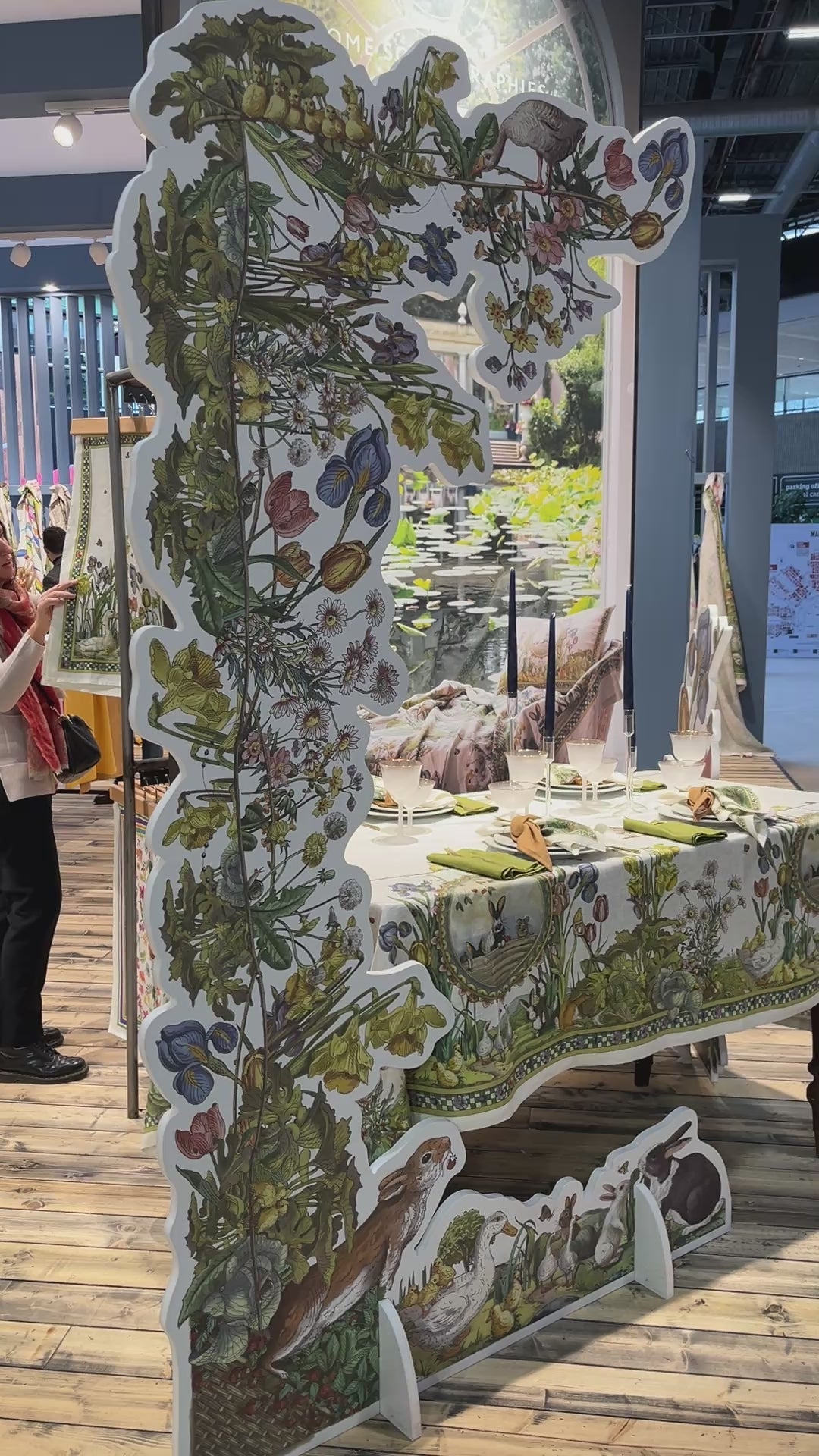 Bunny Garden lente- en paastafelkleden en loper, kies je formaat