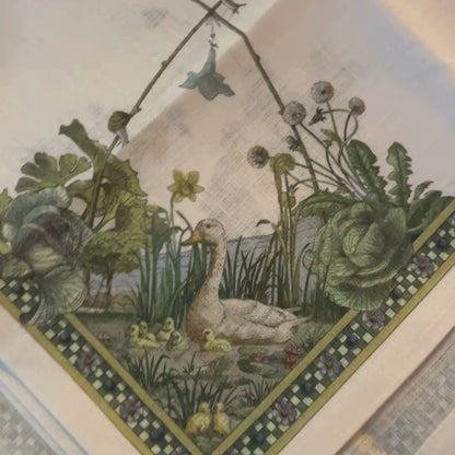 Bunny Garden lente- en paastafelkleden, loper en servetten, kies je formaat