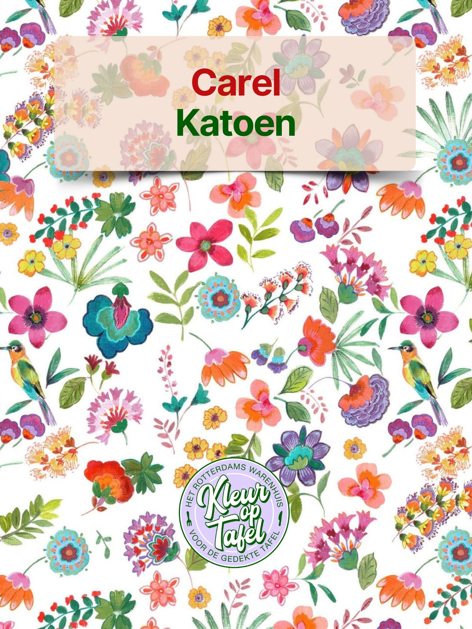 Custom-made (XL) tablecloth Jelly with underwater world, per half meter