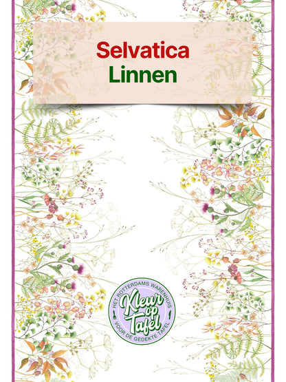 Custom-made (XL) tablecloth Jelly with underwater world, per half meter